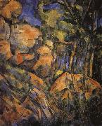 Paul Cezanne near the rock cave Spain oil painting artist